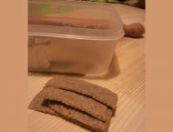 foto preparazione crackers integrali di canapa